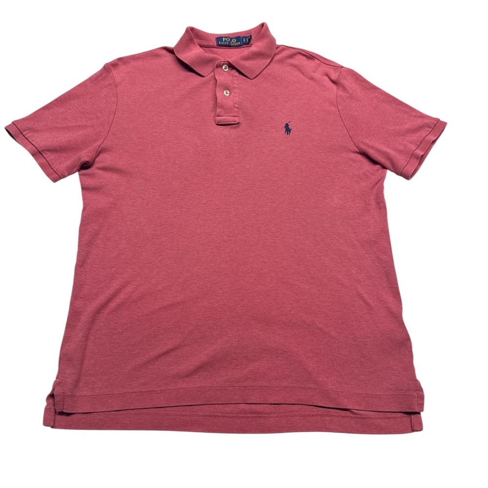 Polo by Ralph Lauren Men's Polo Shirt in‎ Red 100%Cotton